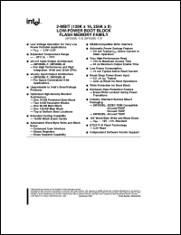 datasheet for PA28F200BL-T150 by Intel Corporation