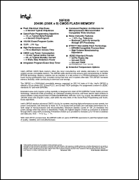 datasheet for TF28F020-90 by Intel Corporation