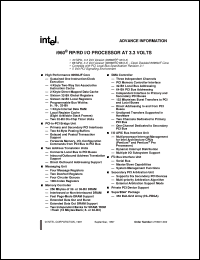 datasheet for GC80960RD by Intel Corporation