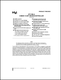 datasheet for AN87C196LA-20 by Intel Corporation
