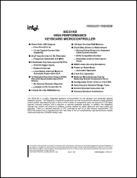 datasheet for P83C51KB by Intel Corporation