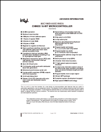 datasheet for A80C196EA by Intel Corporation