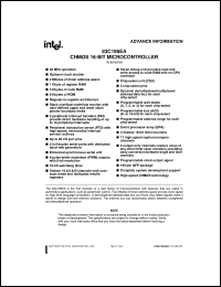 datasheet for A83C196EA by Intel Corporation