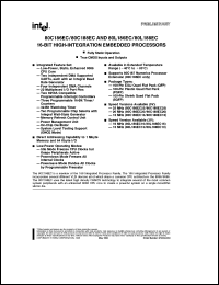 datasheet for TS80C186EC20 by Intel Corporation
