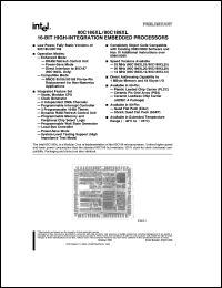 datasheet for S80C188XL20 by Intel Corporation