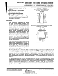 datasheet for SN54ALS161BJ by Texas Instruments