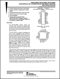 datasheet for SN54ALS569AJ by Texas Instruments