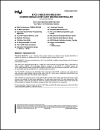 datasheet for TS80C31BH-24 by Intel Corporation