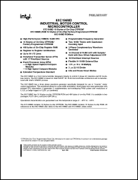 datasheet for S80C196MD by Intel Corporation