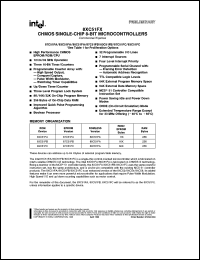 datasheet for D80C51FA-24 by Intel Corporation