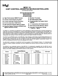 datasheet for LD8751H-8 by Intel Corporation