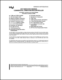 datasheet for N87C196KD20 by Intel Corporation