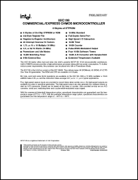 datasheet for S87C198 by Intel Corporation