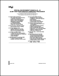 datasheet for TA80960CA-16 by Intel Corporation