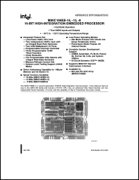 datasheet for MA80C186EB-8 by Intel Corporation