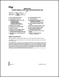 datasheet for MR80C51FB-16 by Intel Corporation