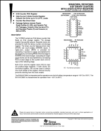 datasheet for SN54HC590AJ by Texas Instruments
