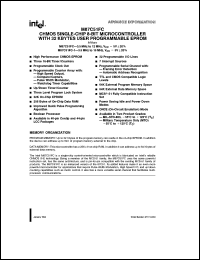 datasheet for MR87C51FC-1 by Intel Corporation