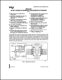 datasheet for MD80C287 by Intel Corporation