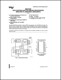 datasheet for MD82C288-6 by Intel Corporation