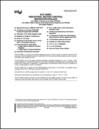 datasheet for S87C196MC by Intel Corporation