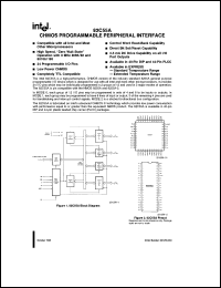 datasheet for P82C55A by Intel Corporation