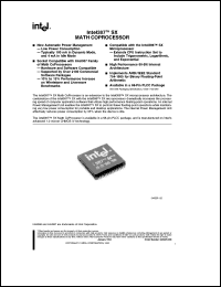 datasheet for N386SX by Intel Corporation