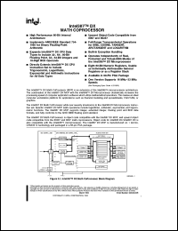 datasheet for A387DX by Intel Corporation