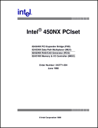 datasheet for 82452NX by Intel Corporation