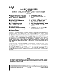 datasheet for TN80C31BH by Intel Corporation