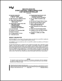 datasheet for N83C51FA by Intel Corporation