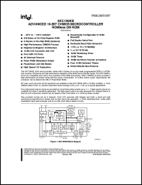 datasheet for AN83C196KB by Intel Corporation
