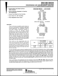 datasheet for SNJ54LS169BW by Texas Instruments