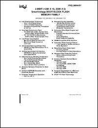 datasheet for TE28F002BV-T80 by Intel Corporation