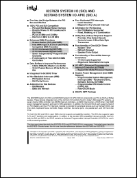 datasheet for SB82378ZB by Intel Corporation