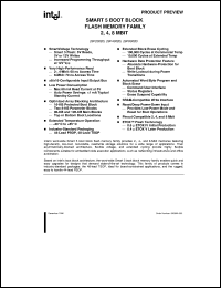 datasheet for PA28F200B5-T60 by Intel Corporation