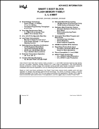 datasheet for E28F004B5-T60 by Intel Corporation