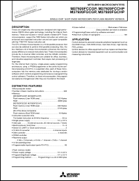 datasheet for M37920FCCGP by Mitsubishi Electric Corporation, Semiconductor Group