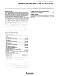 datasheet for M37902FJCHP by Mitsubishi Electric Corporation, Semiconductor Group