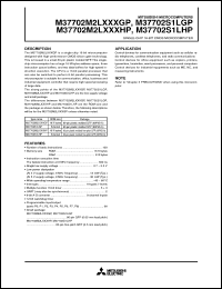 datasheet for M37702S1LHP by Mitsubishi Electric Corporation, Semiconductor Group