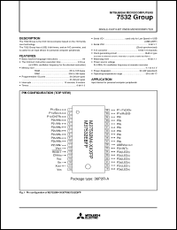 datasheet for M37532E4FP by Mitsubishi Electric Corporation, Semiconductor Group