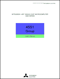 datasheet for M34551M8-XXXFP by Mitsubishi Electric Corporation, Semiconductor Group