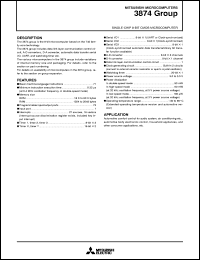 datasheet for M38747M4T by Mitsubishi Electric Corporation, Semiconductor Group