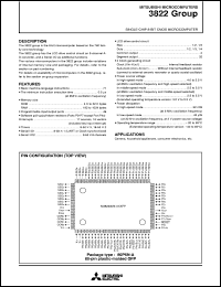 datasheet for M38223E4FS by Mitsubishi Electric Corporation, Semiconductor Group