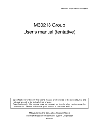 datasheet for M30217MA-XXXXFP by Mitsubishi Electric Corporation, Semiconductor Group
