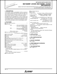 datasheet for M37280EKSP by Mitsubishi Electric Corporation, Semiconductor Group