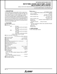 datasheet for M37273EFSP by Mitsubishi Electric Corporation, Semiconductor Group