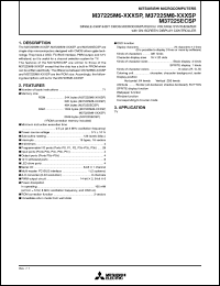 datasheet for M37225ECSP by Mitsubishi Electric Corporation, Semiconductor Group