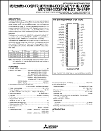 datasheet for M37210E2-XXXFP by Mitsubishi Electric Corporation, Semiconductor Group