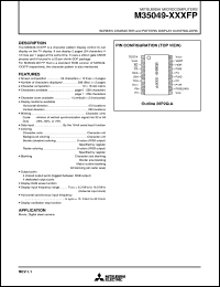 datasheet for M35049-XXXFP by Mitsubishi Electric Corporation, Semiconductor Group